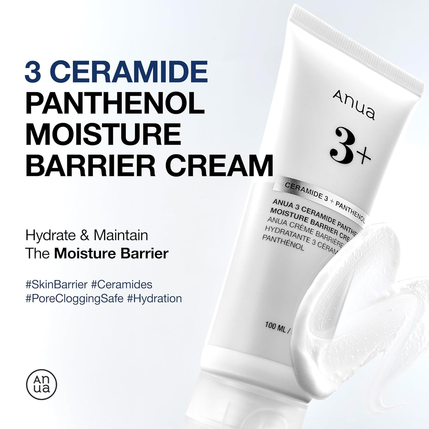 ANUA 3 Ceramide Panthenol Moisture Barrier Cream 100ml