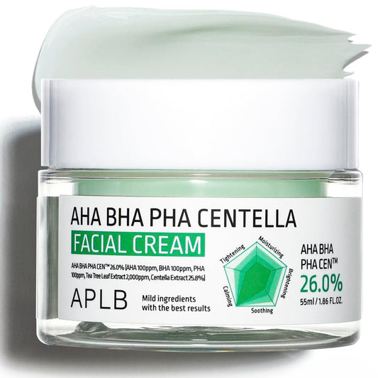 APLB (Official) AHA BHA PHA Centella Facial Cream 55ml