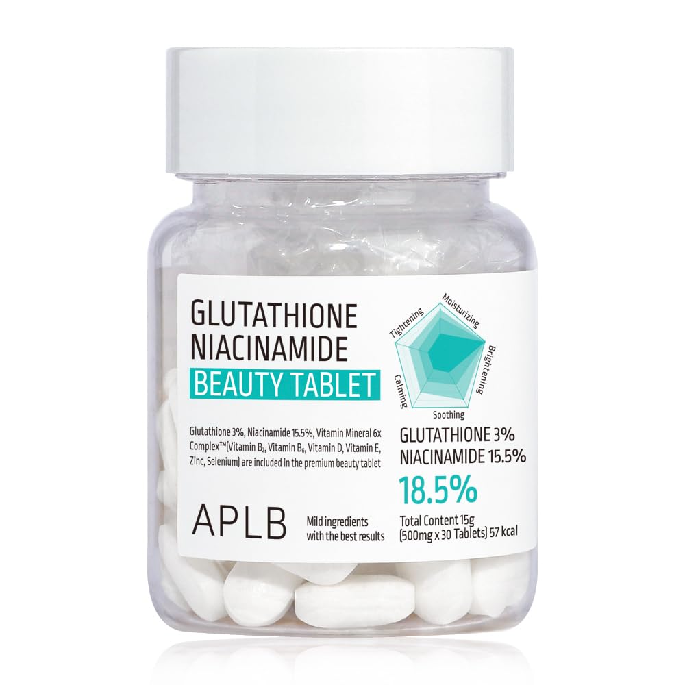 APLB (Official) Glutathione Niacinamide Beauty Tablet 500mg (30 Tablets)