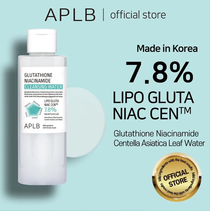 APLB (Official) Glutathione Niacinamide Cleansing Water 160ml