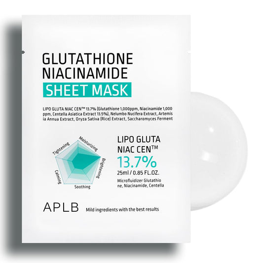 APLB (Official) Glutathione Niacinamide Sheet Mask 25ml