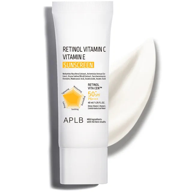 APLB (Official) Retinol Vitamin C Vitamin E SPF50+ Sunscreen 40ml