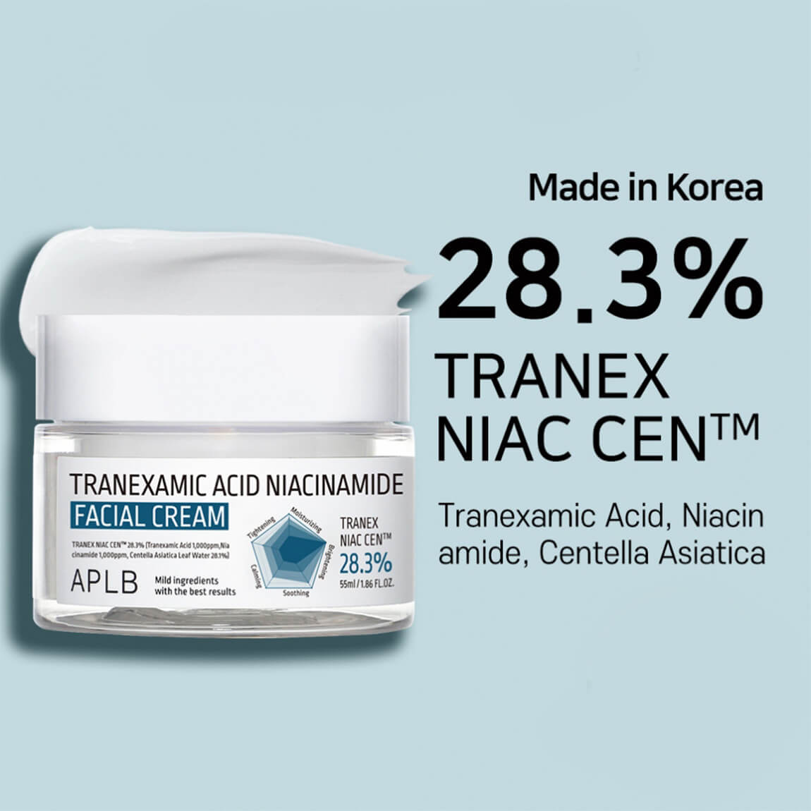 APLB (Official) Tranexamic Acid Niacinamide Facial Cream 55ml