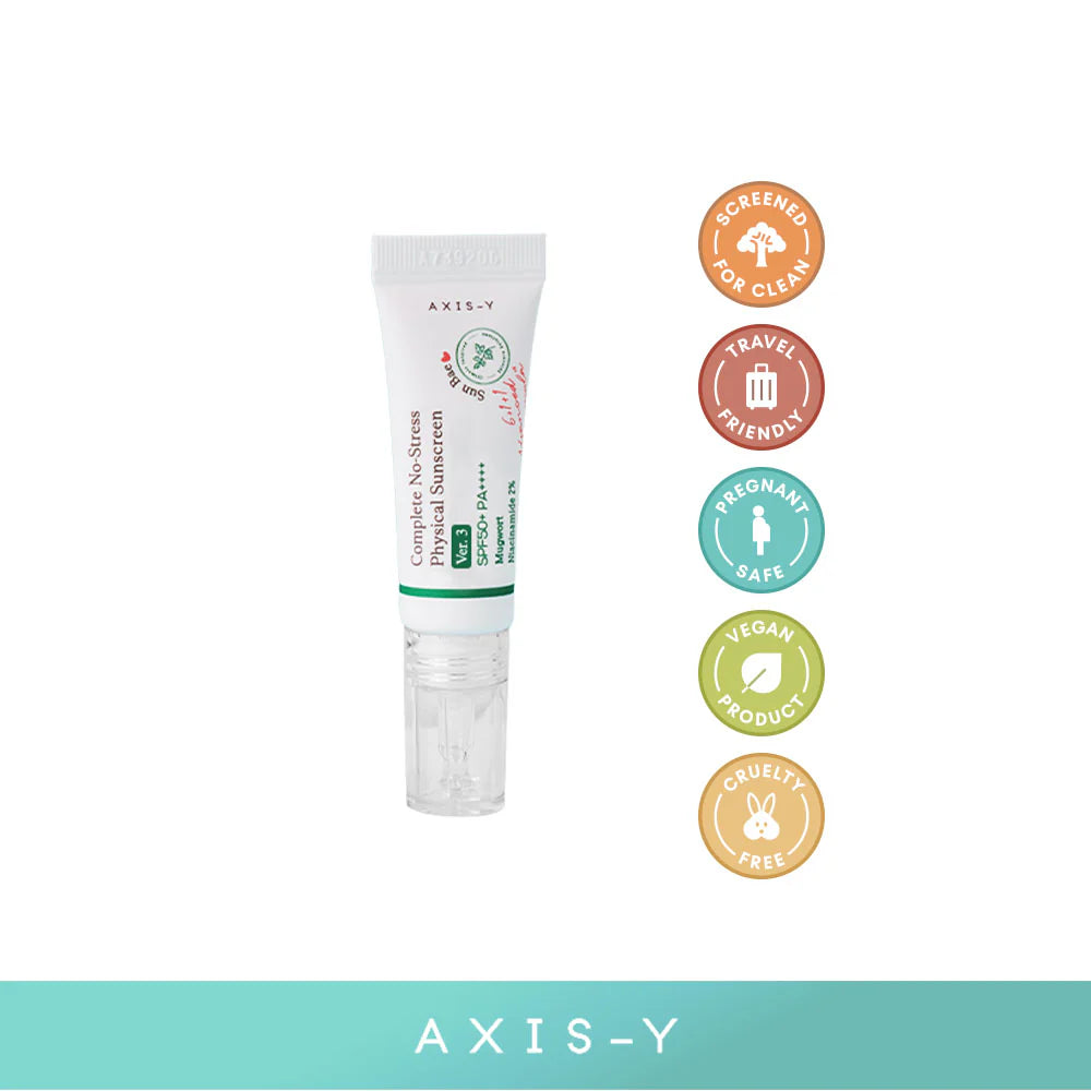 AXISY (Official) Complete No-Stress Physical Sunscreen MINI Travel 10ml