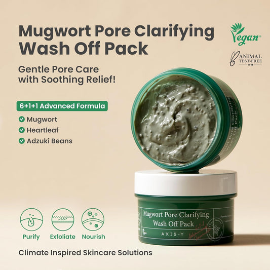 AXISY (Official) Mugwort Pore Clarifying Wash Off Mask 100ml