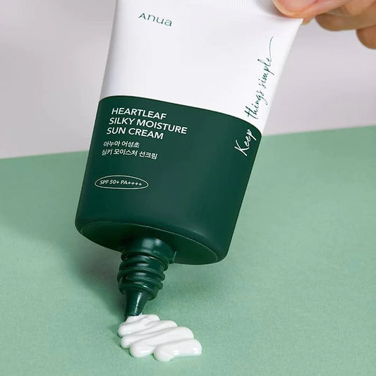 Anua Heartleaf Silky Moisture SPF50+ Sunscreen 50ml