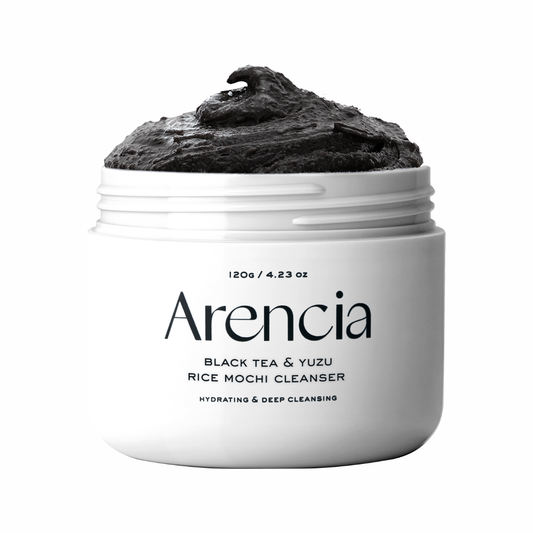 Arencia Black Tea Rice Mochi Cleanser 120g