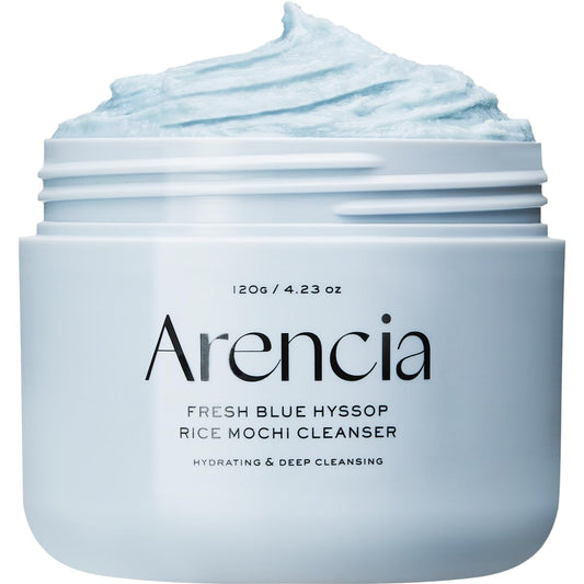Arencia Fresh Blue Hyssop Rice Mochi Cleanser 120g