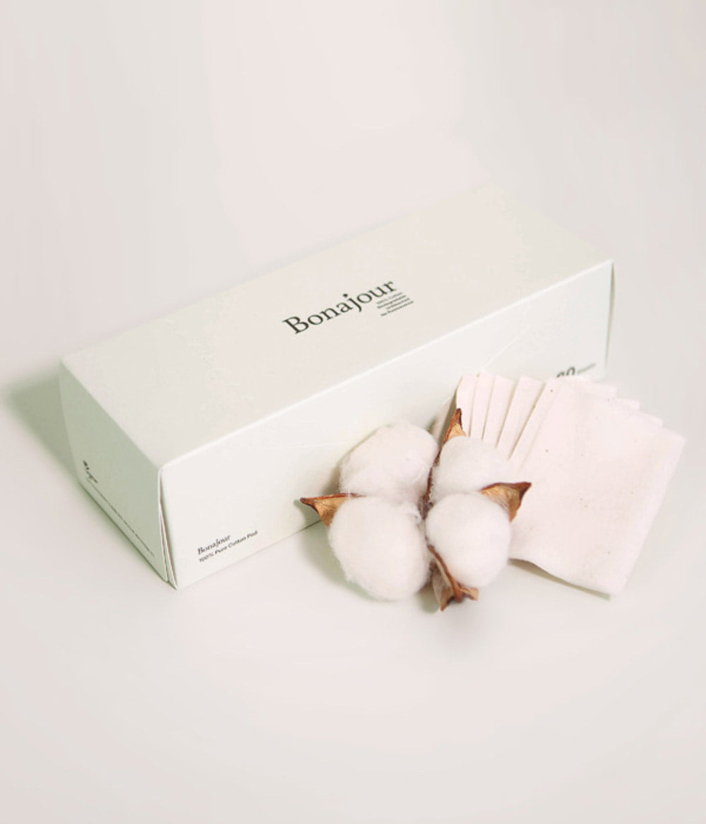 Bonajour (Official) 3 layer Pure Cotton Pads 80EA