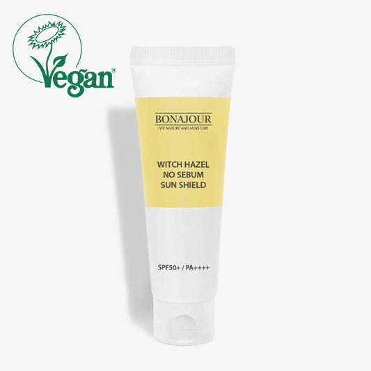 Bonajour (Official) Witch Hazel No Sebum Sun Shield SPF50 Physical Sunblock 40ml