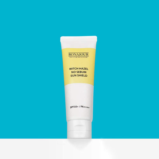 Bonajour (Official) Witch Hazel No Sebum Sun Shield SPF50 Physical Sunblock 40ml