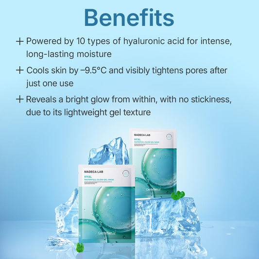 CENTELLIAN 24+ Hyal Waterfull Glow Gel Mask 22ml (1 Sheet)