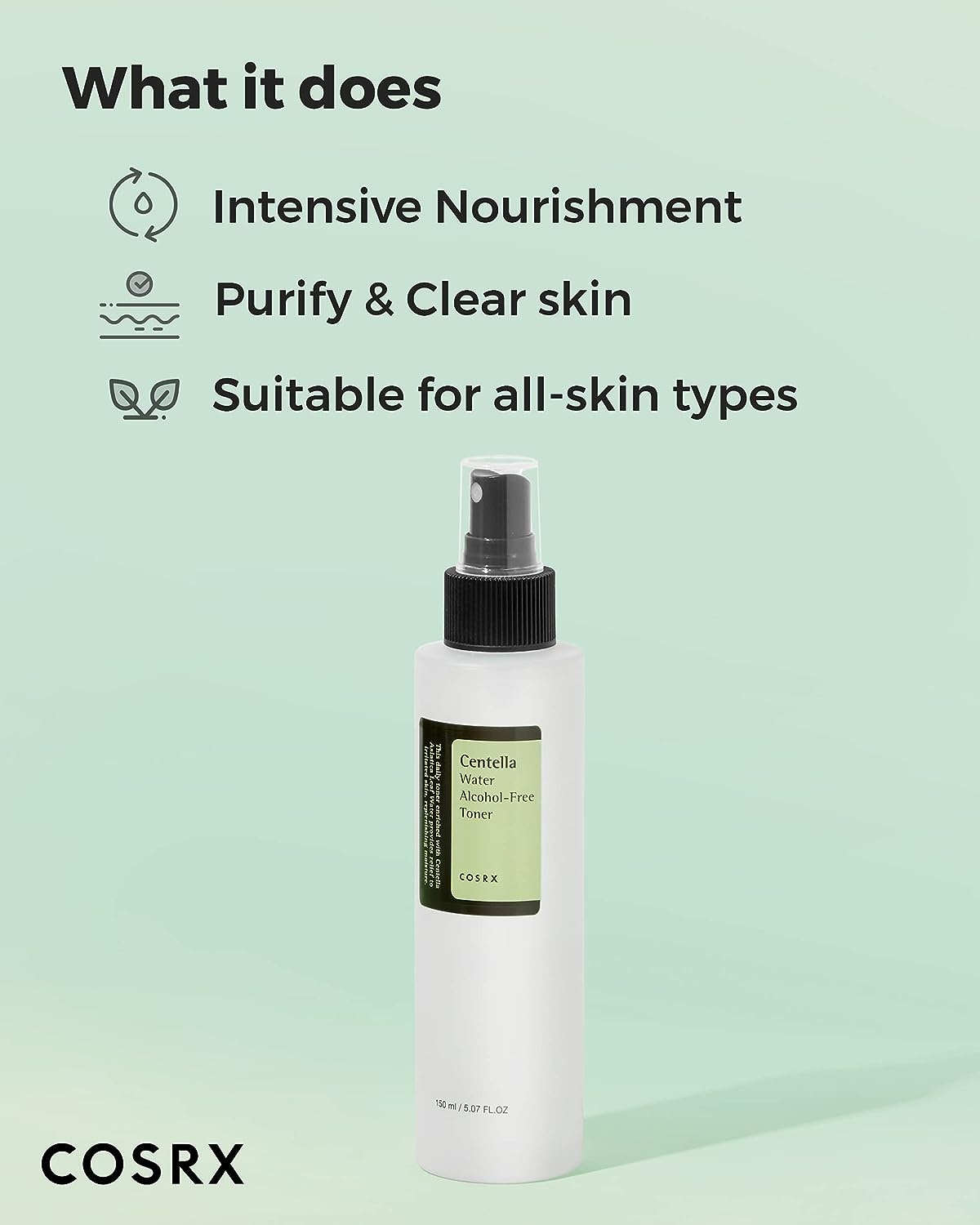 COSRX (Official) Centella Water Alcohol Free Toner 150ml