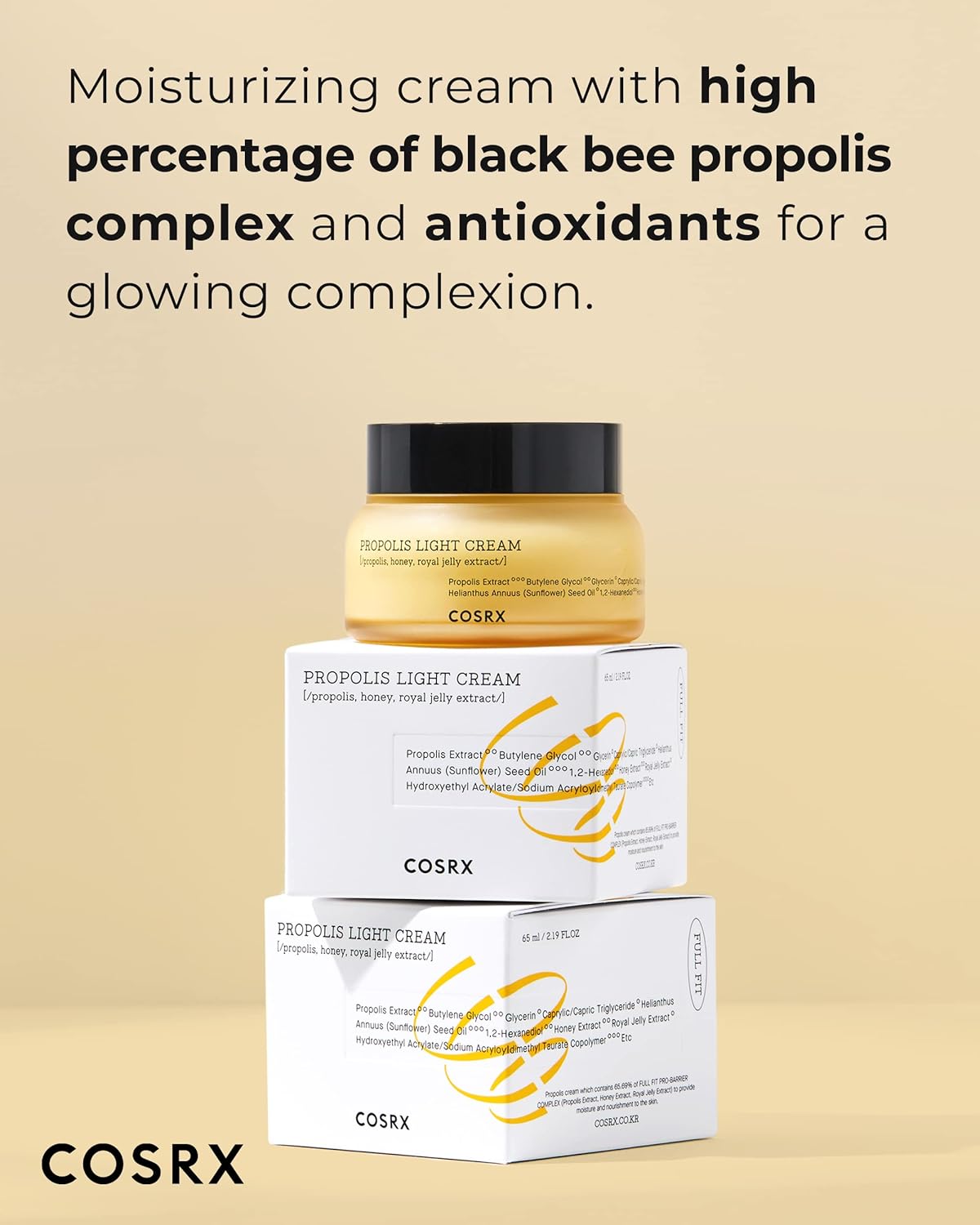 COSRX (Official) Full Fit Propolis Light Cream 65ml
