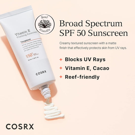 COSRX (Official) Vitamin E Vitalizing Sunscreen SPF 50+ 50ml