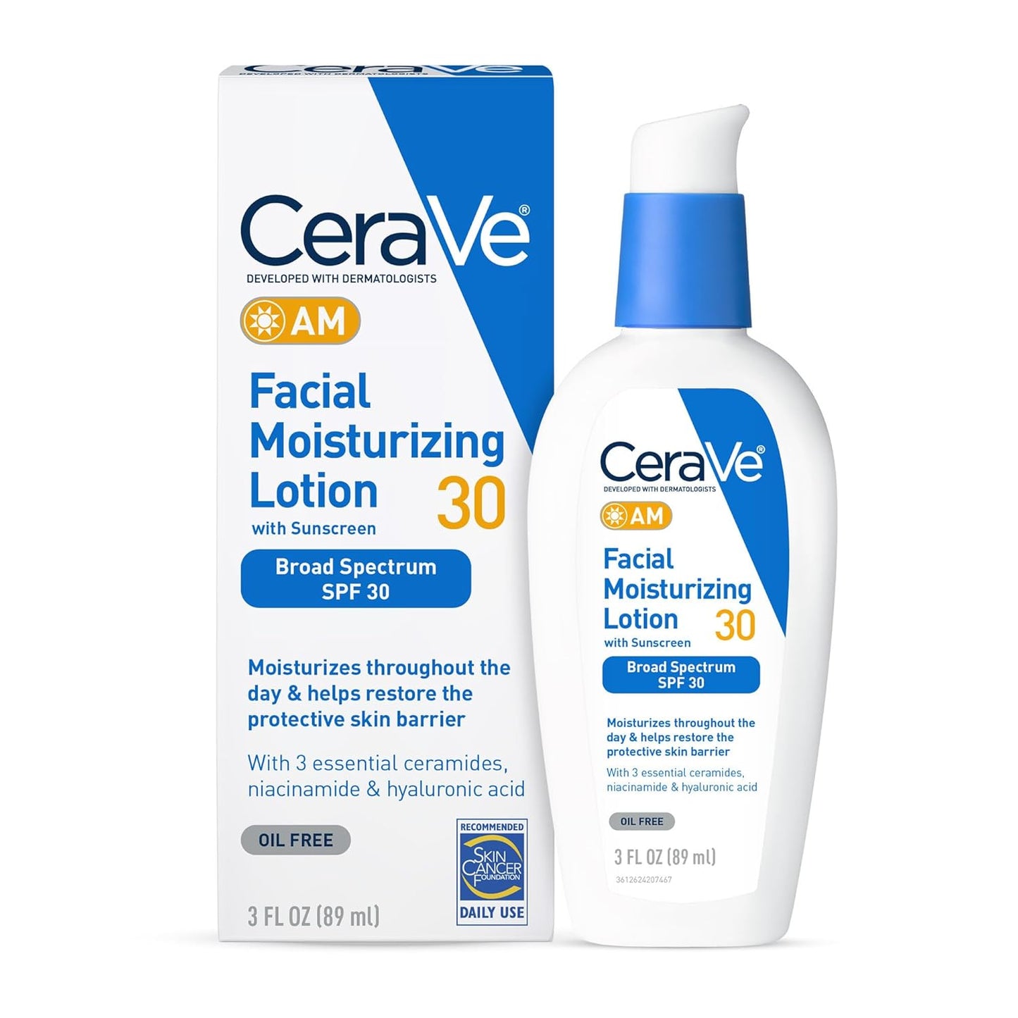 CeraVe (USA) AM Facial Moisturizing SPF30 Lotion 89ml