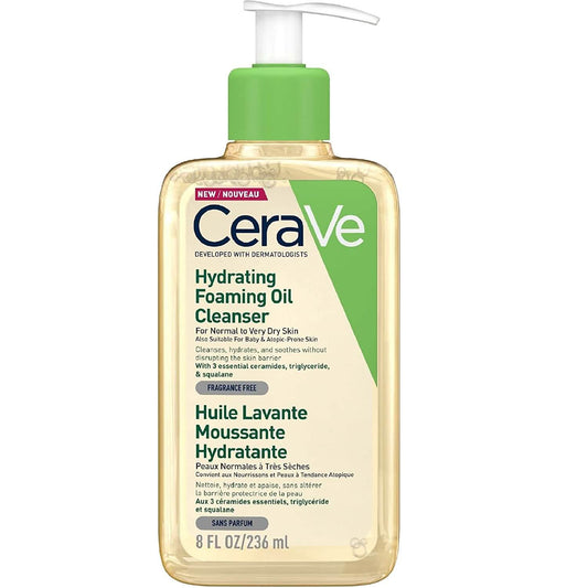CeraVe (France) Hydrating Foaming Oil Cleanser For Normal To Very Dry Skin 236ml