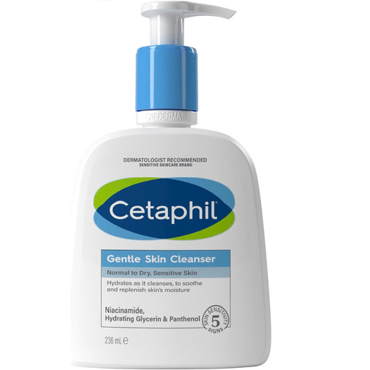 Cetaphil (UK/Canada) Gentle Skin Cleanser Dry To Normal, Sensitive Skin 236ml