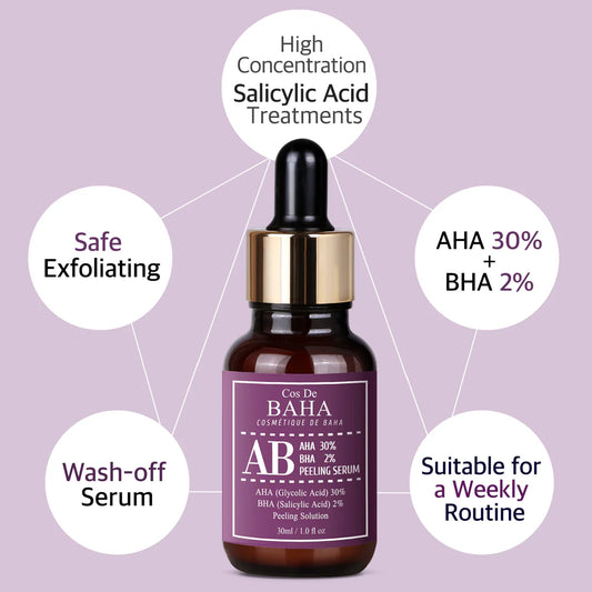 Cos De BAHA (AB) AHA 30% BHA 2% Peeling Solution 30ml