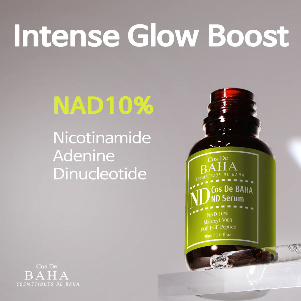 Cos De Baha (ND) 10% NAD+ & Matrixyl 3000 & EGF & FGF Serum 30ml