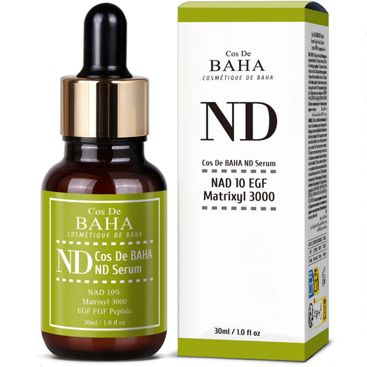 Cos De Baha (ND) 10% NAD+ & Matrixyl 3000 & EGF & FGF Serum 30ml