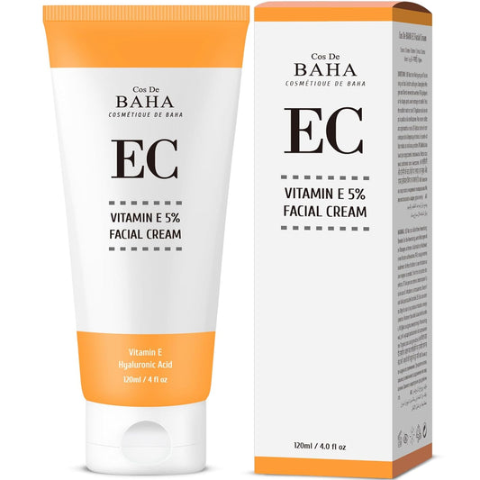 Cos De baha (EC) Vitamin E 5% with Niacinamide Facial Cream 120ml