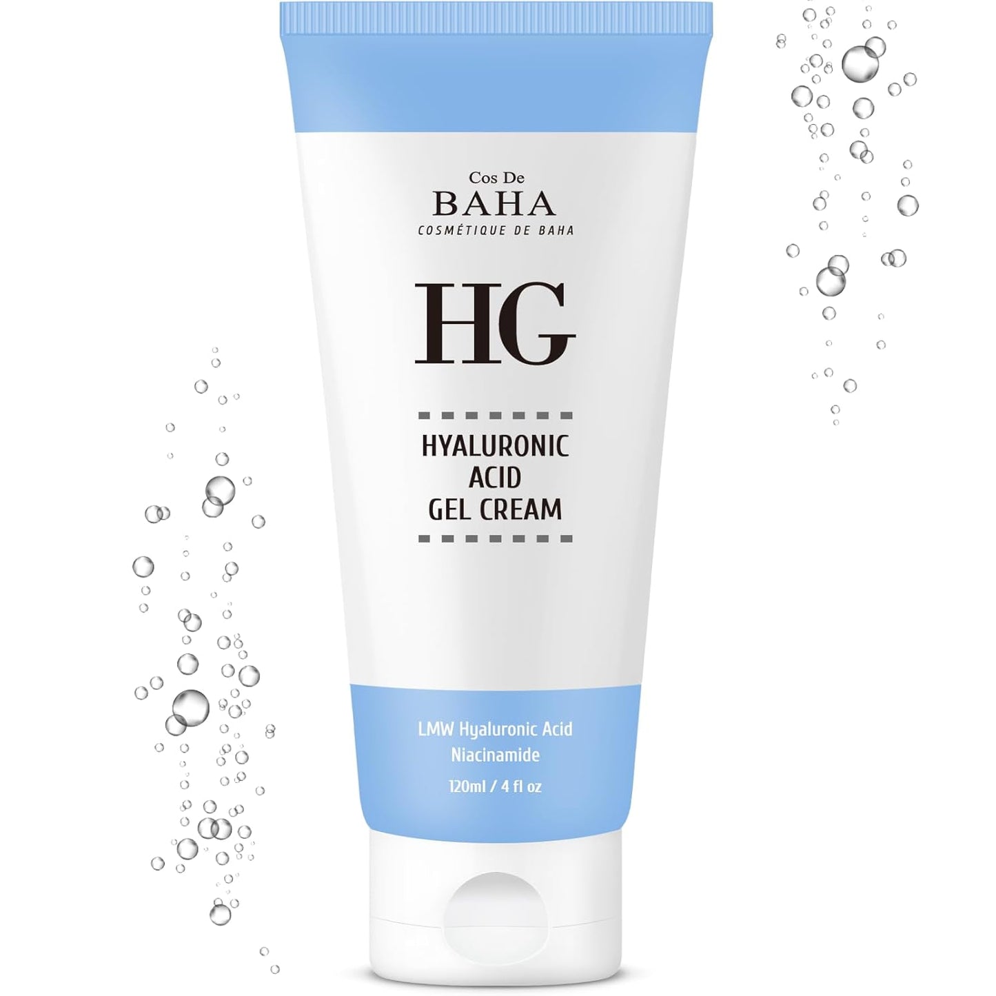 Cos de baha (HG) Pure Hyaluronic Acid + Niacinamide Gel Cream 120ml