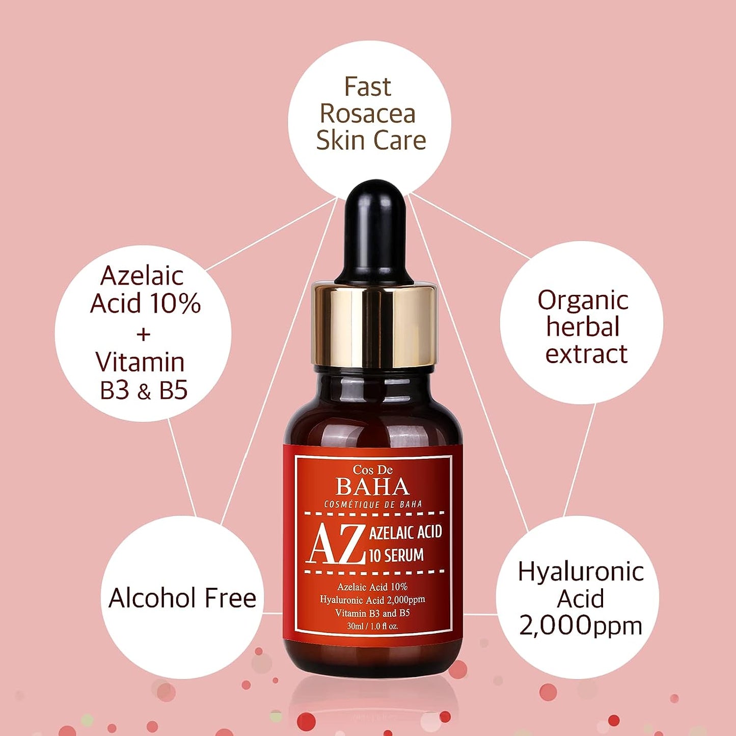 Cos De BAHA (AZ) Azelaic Acid 10% Serum 30ml