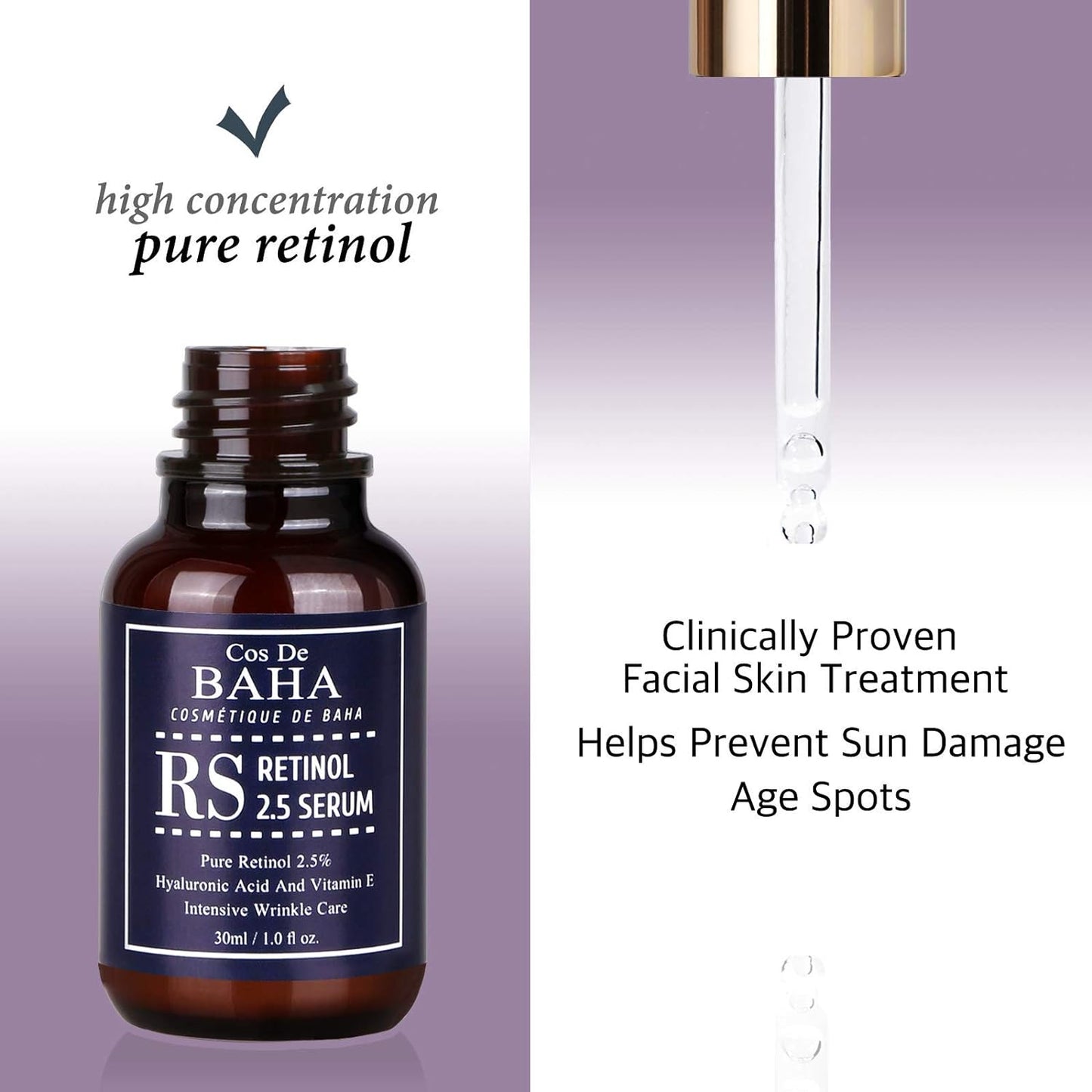 Cos De BAHA (RS) Retinol 2.5% Serum 30ml
