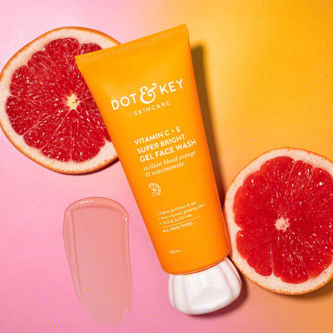 Dot and Key Vitamin C+E Super Bright Gel Face Wash Medium Size 100ml