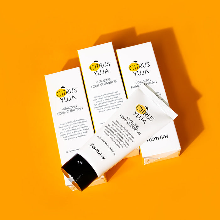 Farm Stay Citrus Yuja Vitalizing Foam Cleansing 100ml