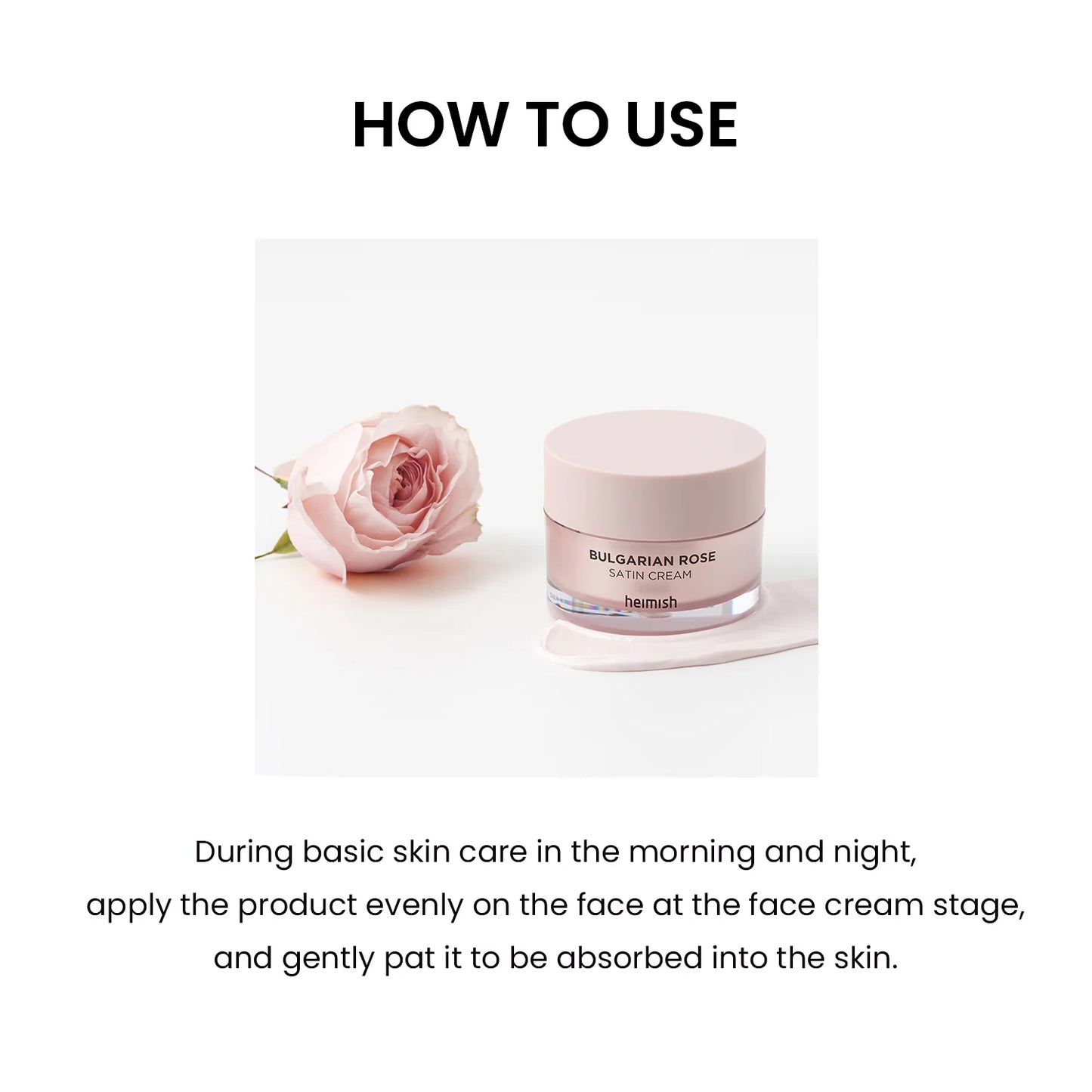 HEIMISH (Official) Bulgarian Rose Satin Cream 55ml