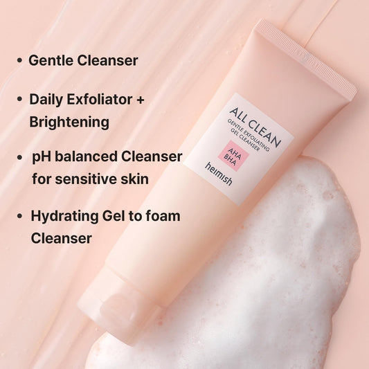 HEIMISH (Official) All Clean Gentle Exfoliating Gel Cleanser 130ml