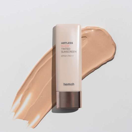 Heimish (Official) Artless Glow Tinted Sunscreen Shine Beige SPF50+ PA+++ 40ML
