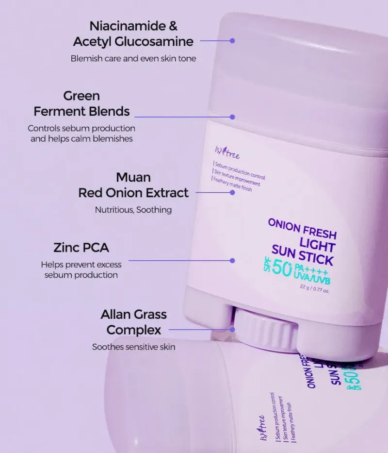 Isntree Onion Fresh Light Sun Stick 22g