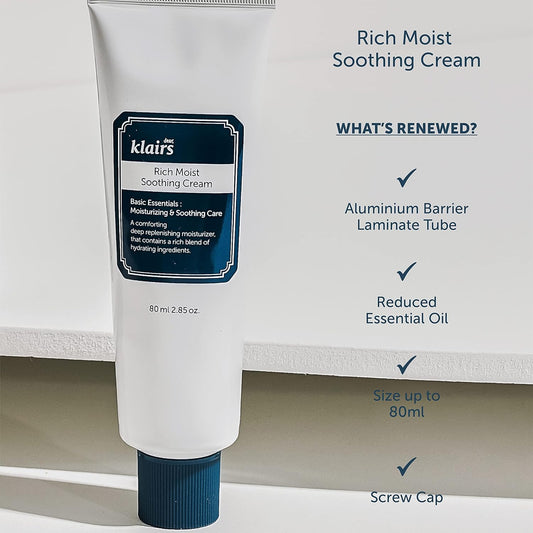 KLAIRS Rich Moist Soothing Cream 80ml