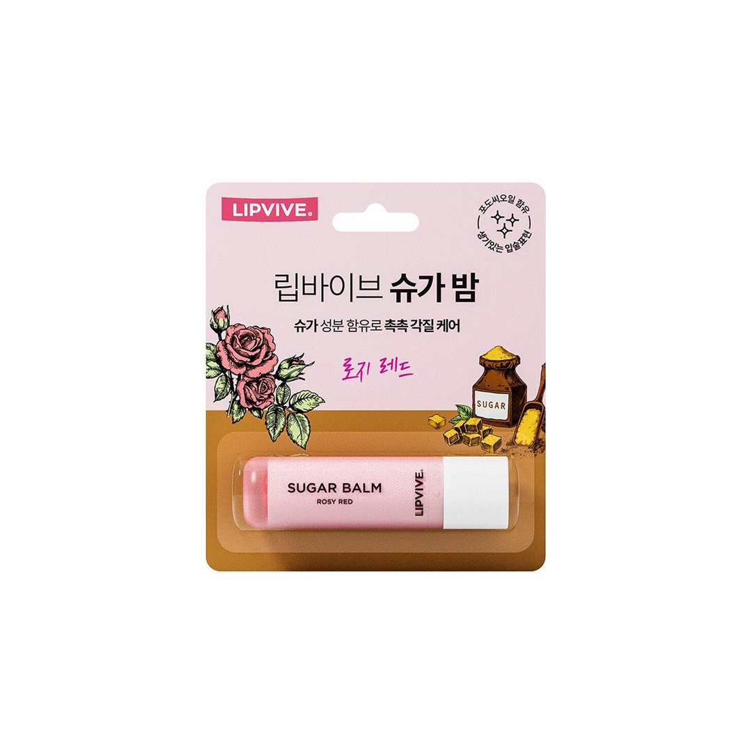 Lipvive Sugar Balm Rosy Red 4.8g