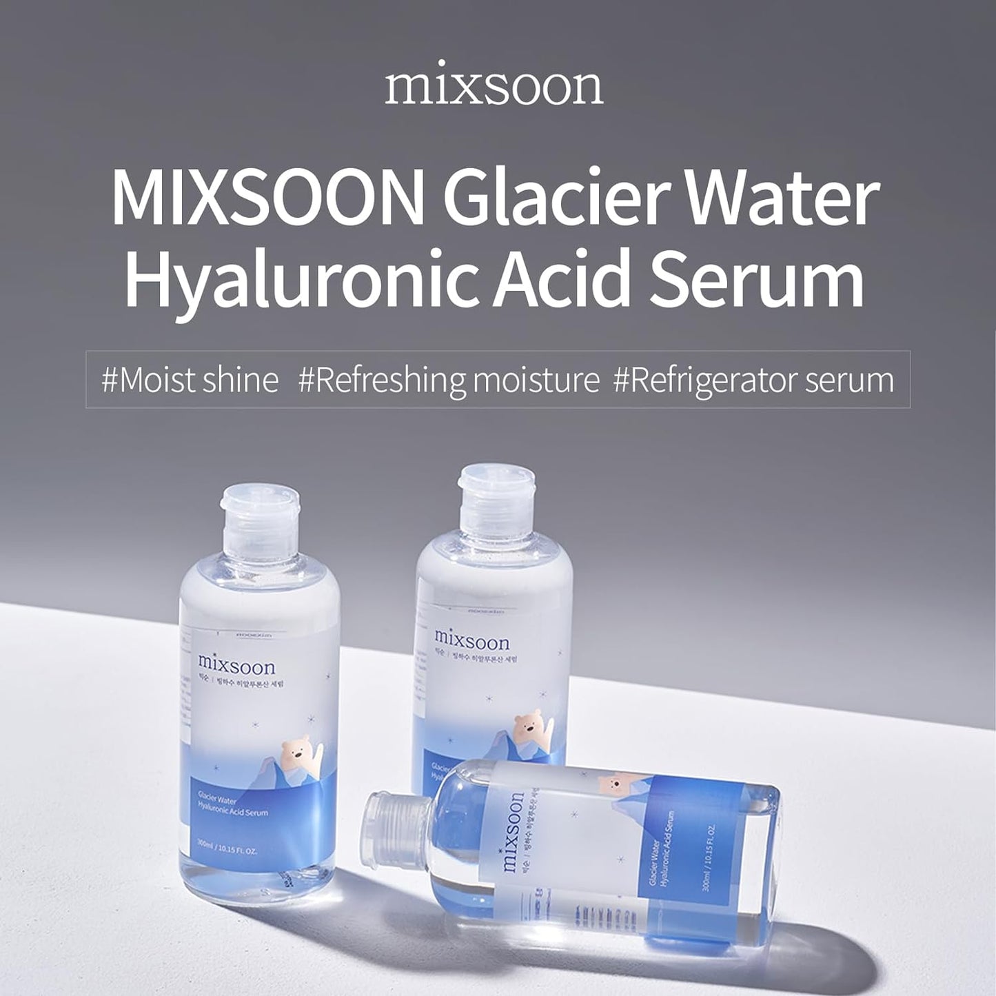 MIXSOON Glacier Water Hyaluronic Acid Serum 300ml