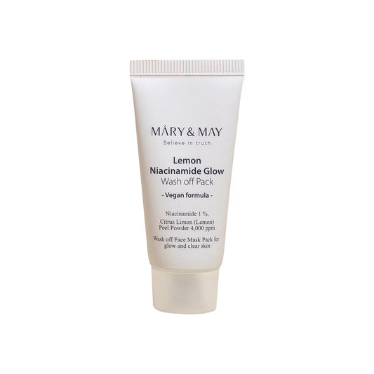 Mary & May Lemon Niacinamide Glow Wash off Pack MINI Travel 30g