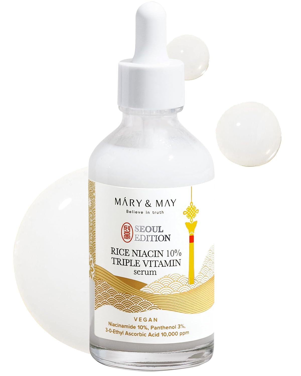 Mary May Rice Niacin 10% Triple Vitamin Serum Seoul Edition 80ml