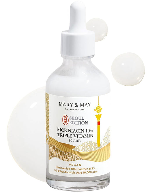 Mary May Rice Niacin 10% Triple Vitamin Serum Seoul Edition 80ml
