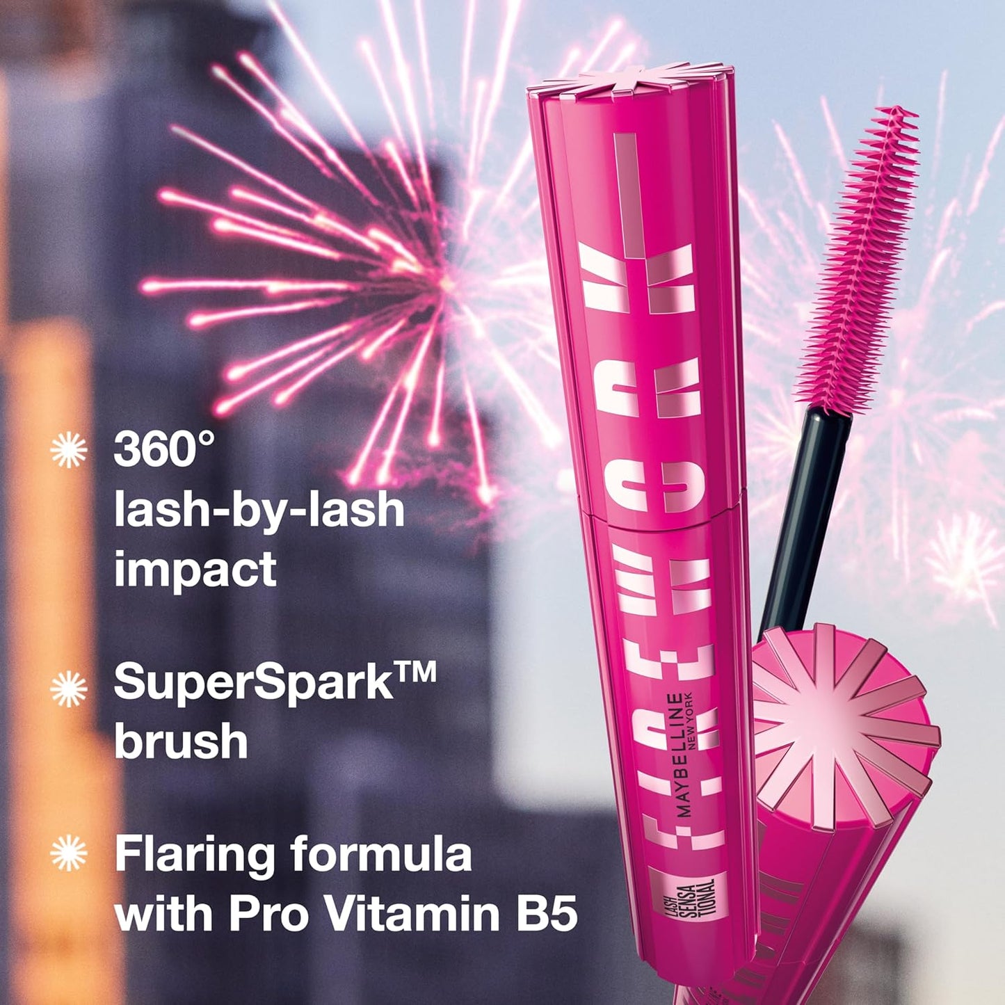 Maybelline Lash Sensational Firework Washable Mascara Very Black