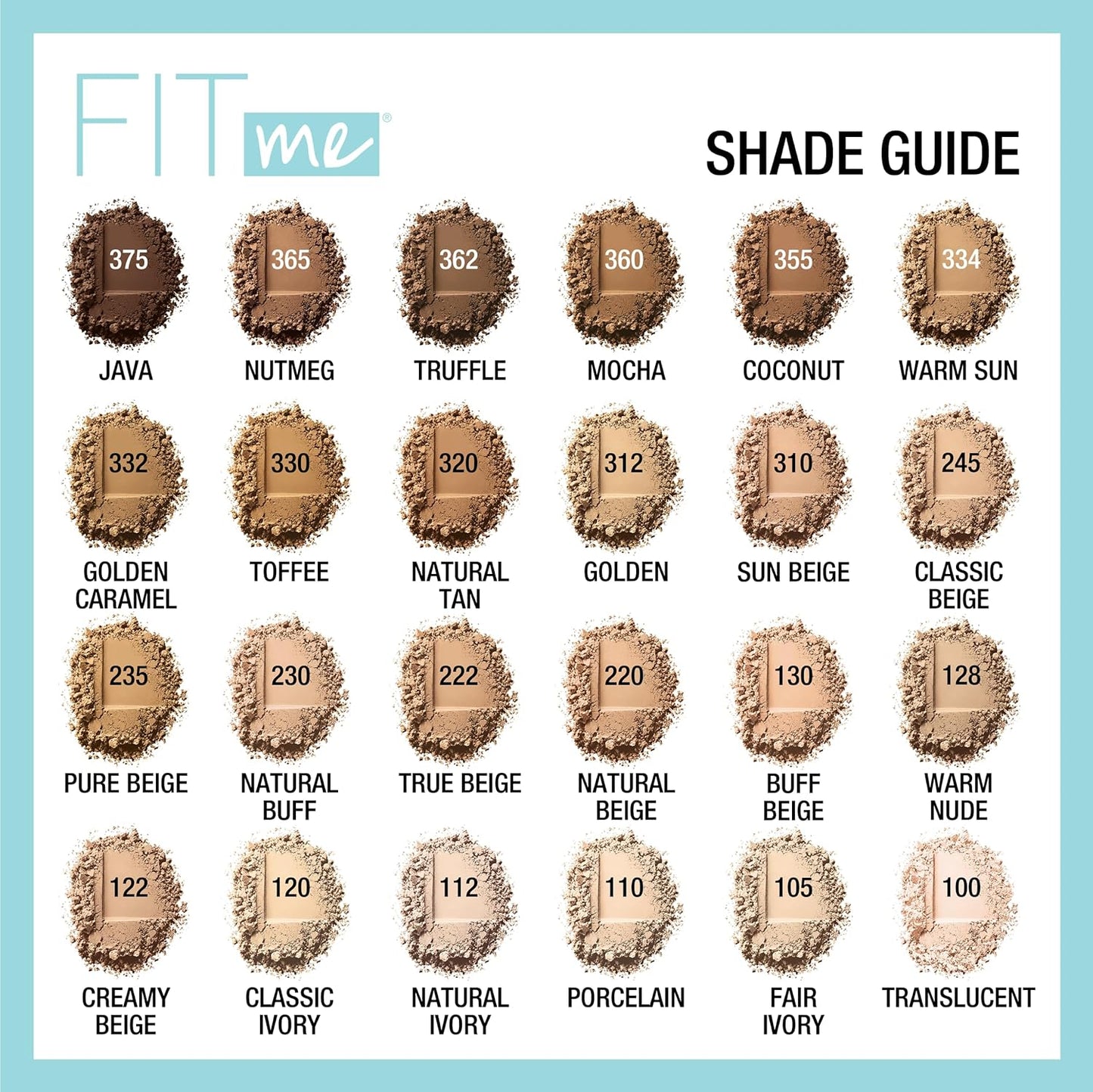 Maybelline (USA) Fit Me Matte Poreless Pressed Face Powder