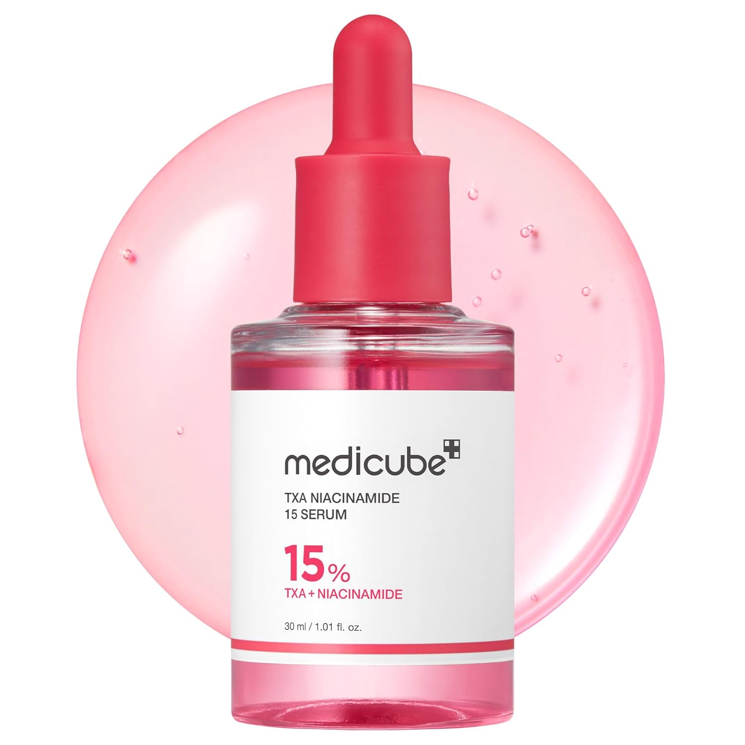 Medicube TXA Niacinamide 15% light weight & non sticky Serum. Radiant, Clear and healthy skin within 72 hours. It is all in one serum which hydrates, smoothes texture, for uneven skin tone.