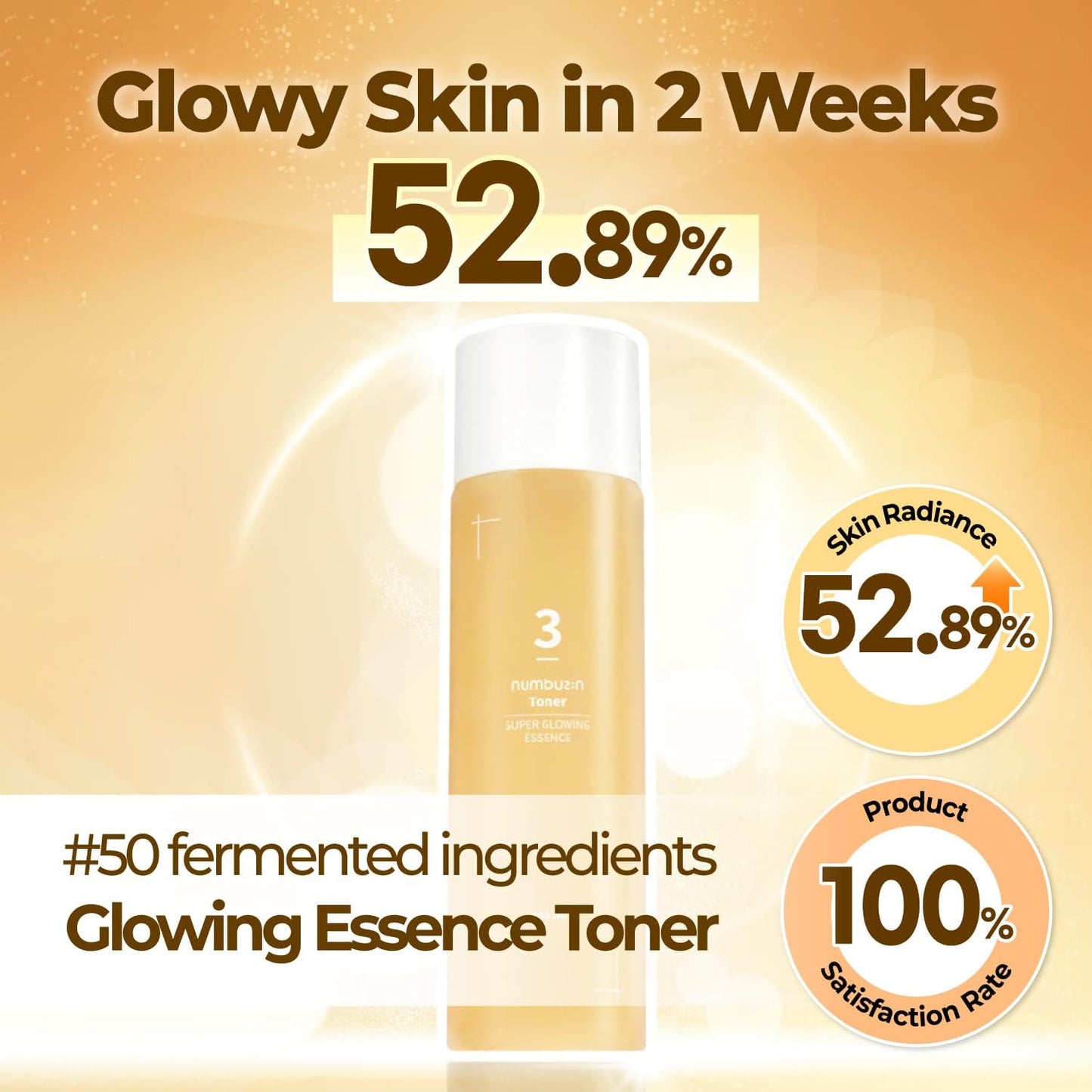 Numbuzin No 3 Super Glowing Essence Toner 200ml