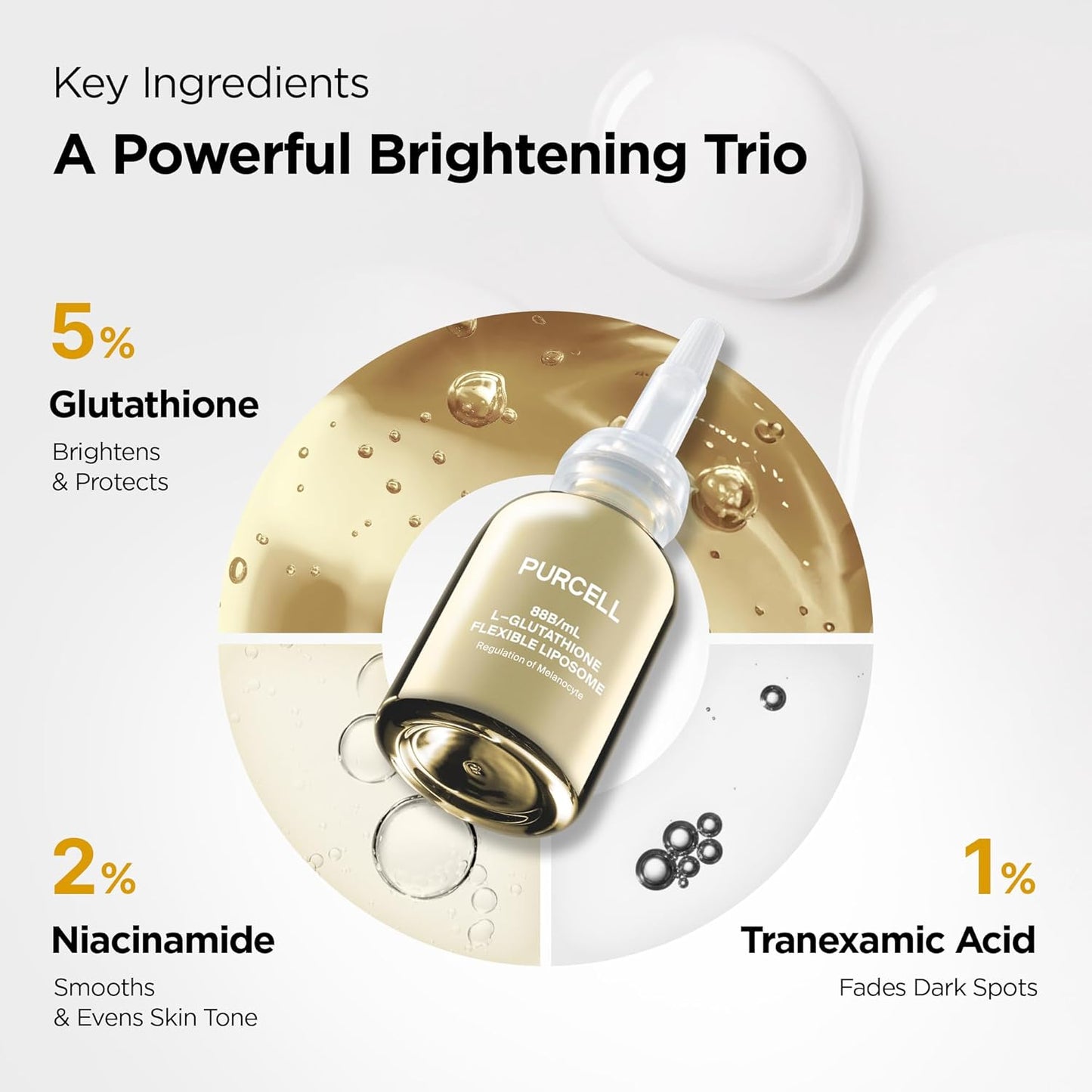 PURCELL 88B/mL L-Glutathione Flexible Liposome Serum 30ml