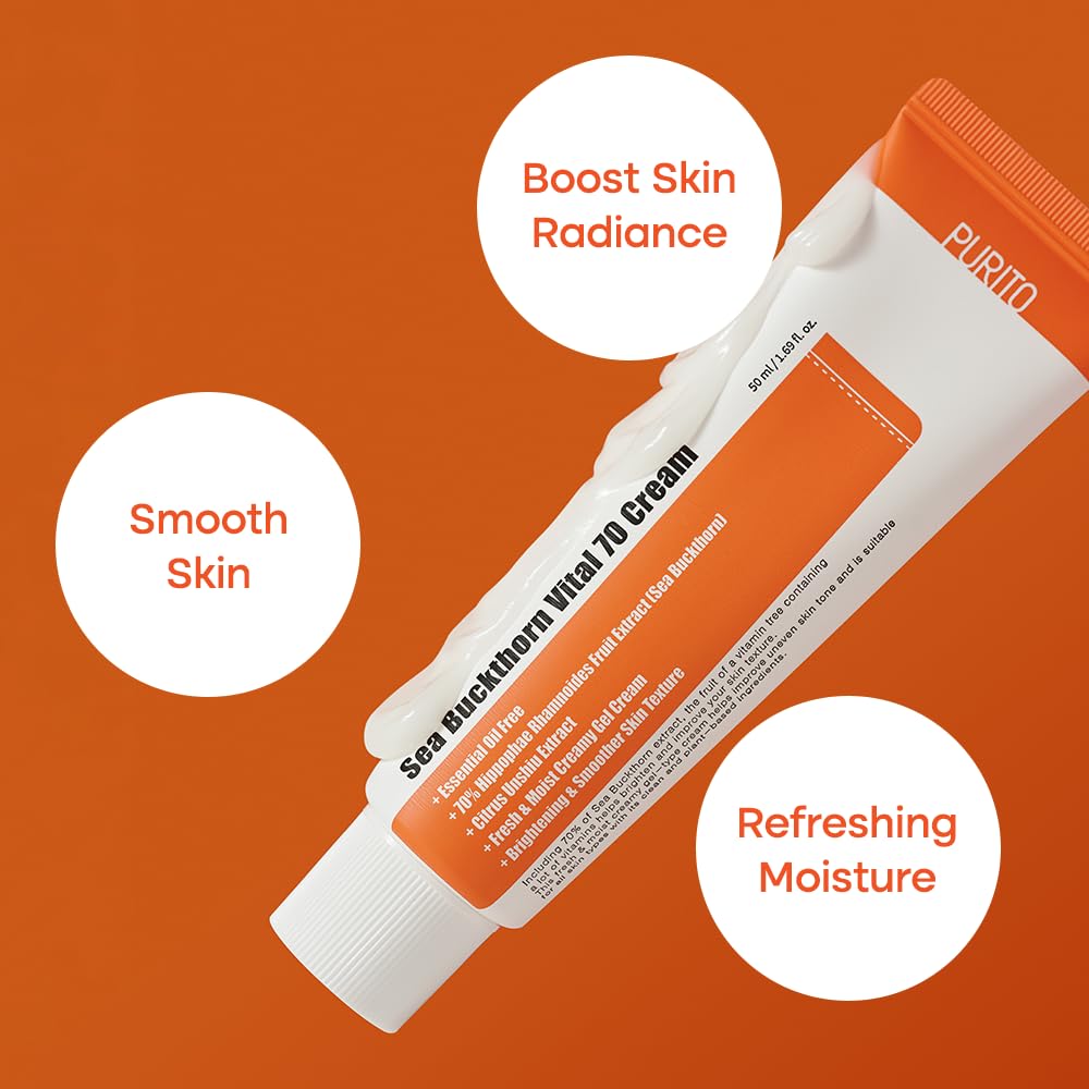 PURITO (Official) Sea Buckthorn Vital 70 Cream 50ml