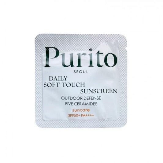 PURITO Seoul Daily Soft Touch Sunscreen Sachet Sample 1ml