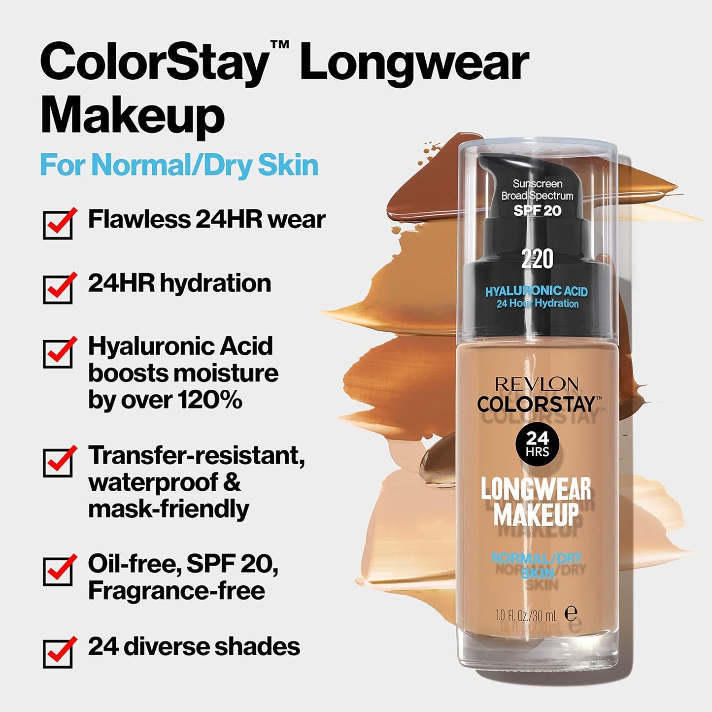 Revlon ColorStay Liquid Foundation for Normal & Dry Skin