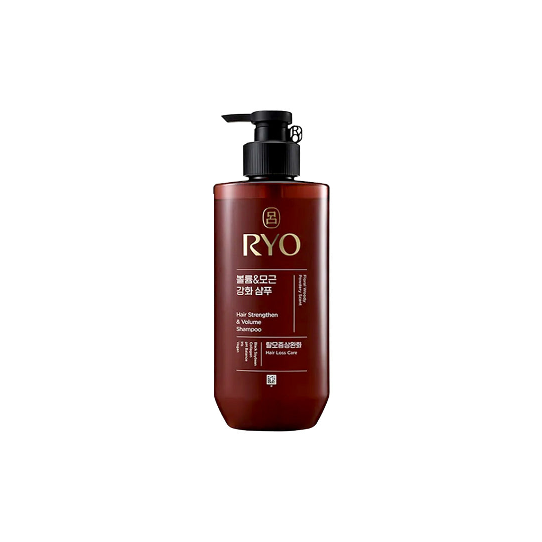 Ryo Hair Strengthen & Volume Floral Woody Powdery Scent Shampoo 480ml